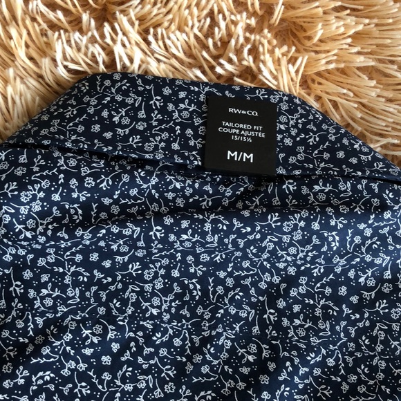 RW&CO. Tailored Fit Dress Shirt - Picture 5 of 5